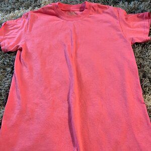Gildan DryBlend Plain Pink T-Shirt Girls Size Small